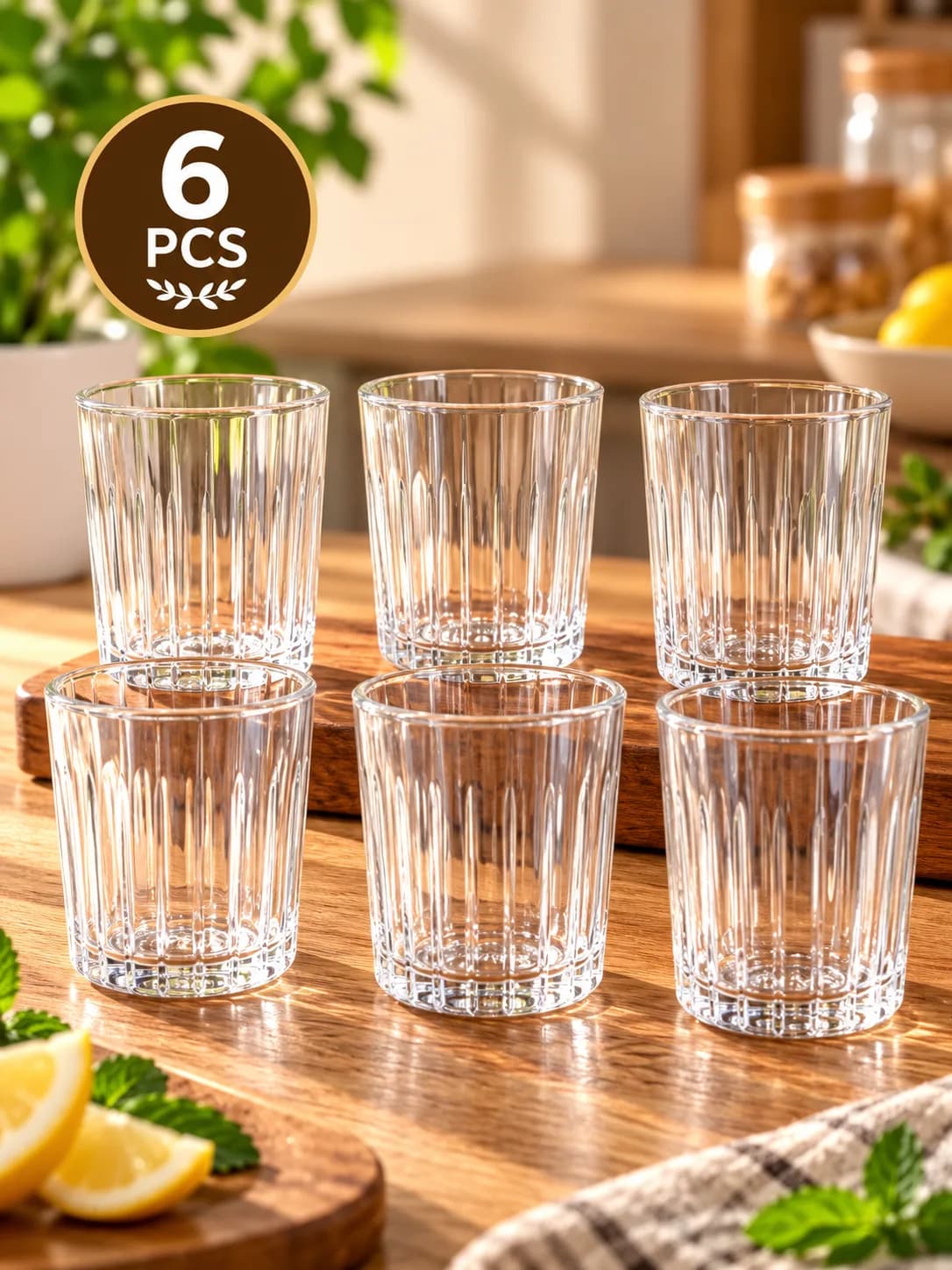 JSK10301-6 SODA LIME GLASS 6 PCS
